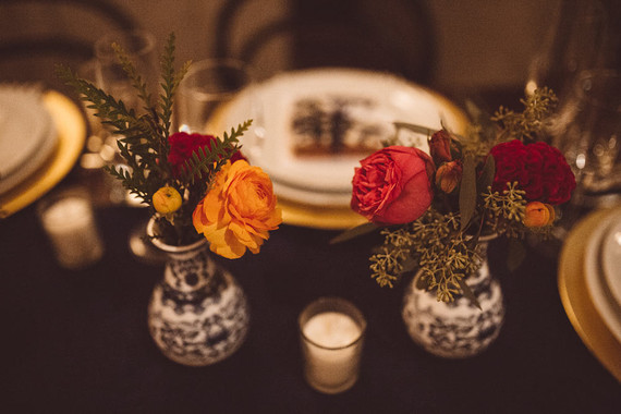 Colorful centerpieces