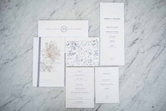 Modern wedding invitations