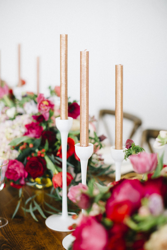 Copper candles
