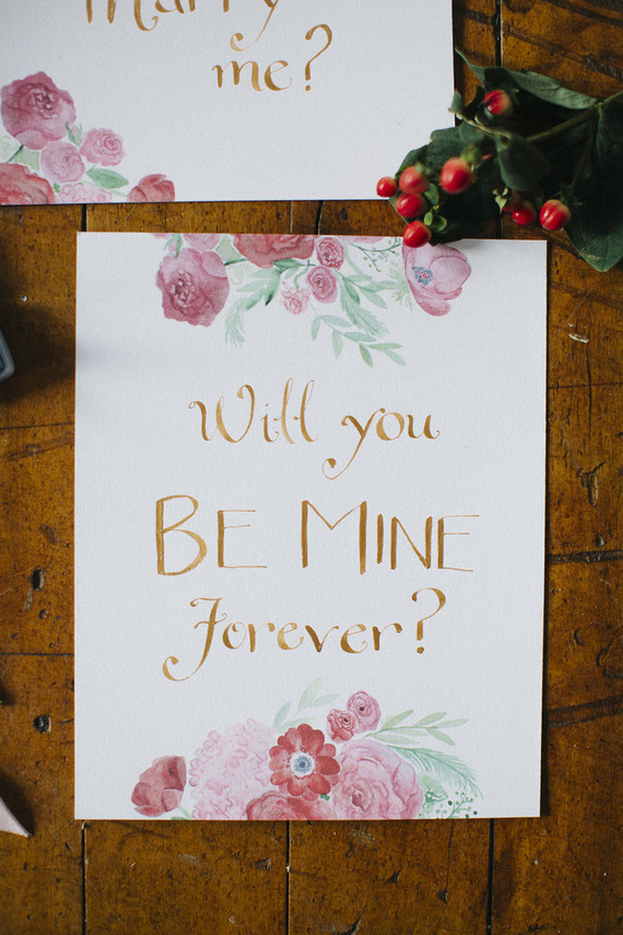 Proposal sign Inspiration