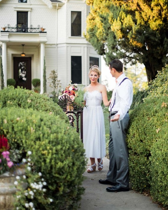 Vintage Valentine's wedding inspiration