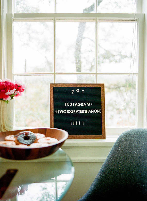 Wedding signage