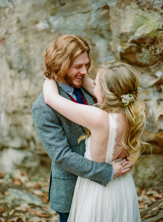 Bride and groom portrait