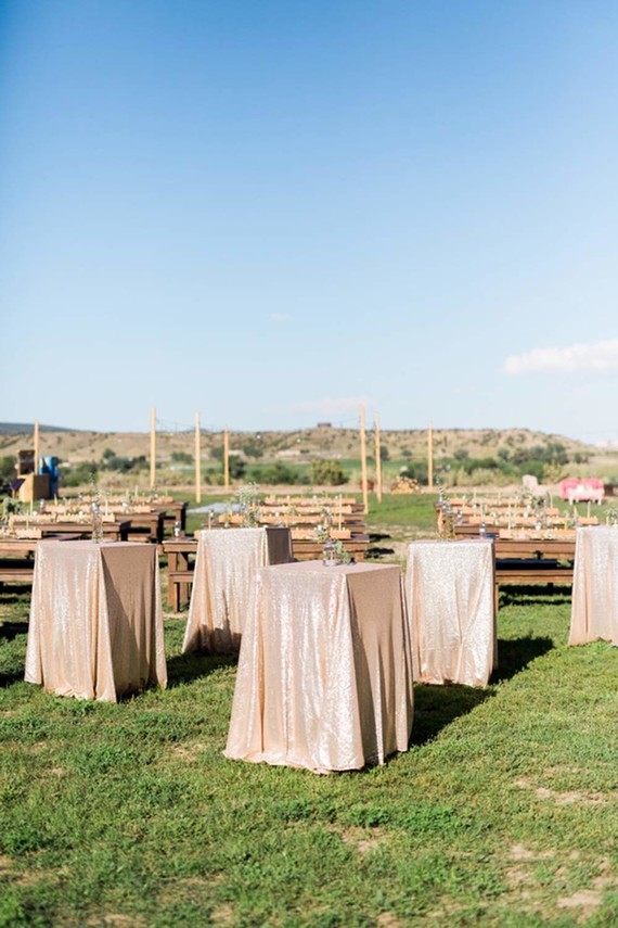 Outdoor cocktail tables