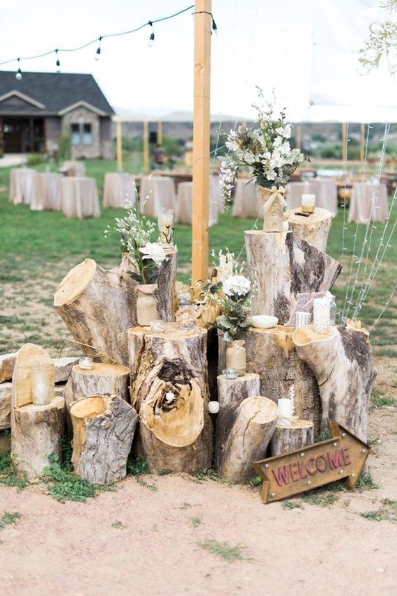 Rustic homespun Colorado wedding Inspiration