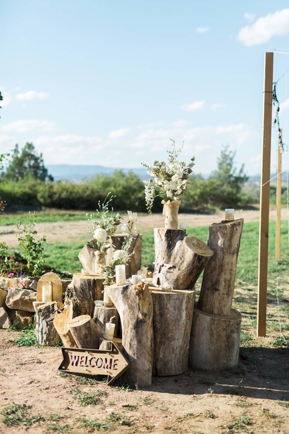 Rustic homespun Colorado wedding