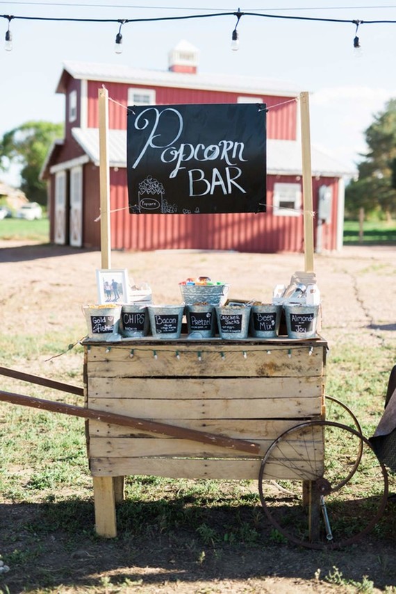 DIY popcorn bar