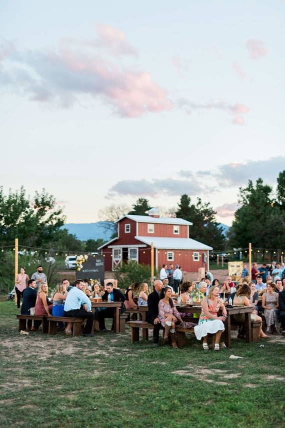 Rustic homespun Colorado wedding