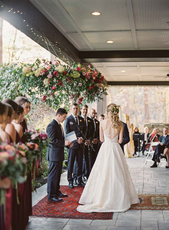 Classic elegant jewel tone wedding