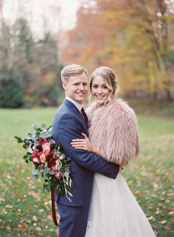 Jewel tone wedding fashion