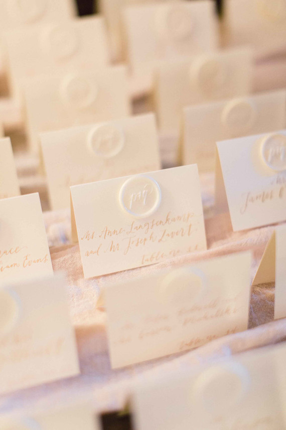Elegant place cards Inspiration