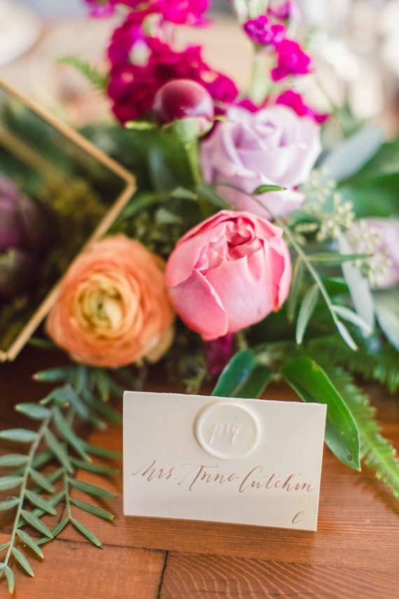 Classic elegant jewel tone wedding