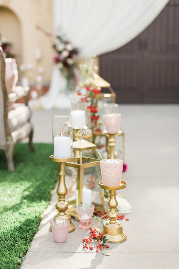 Wedding candles Inspiration