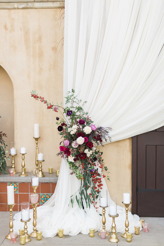 Romantic Valentine's garden wedding inspiration