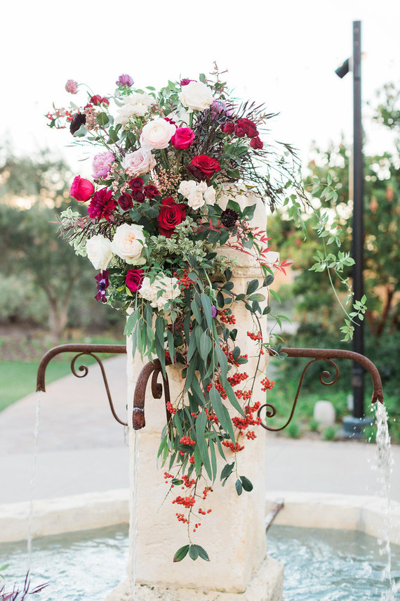 Valentine's Day wedding flowers
