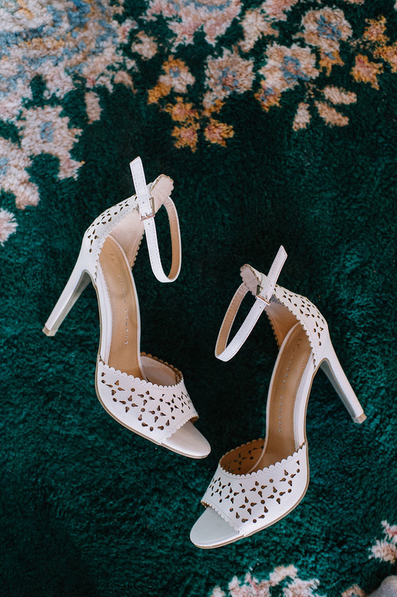 Modern bridal shoes