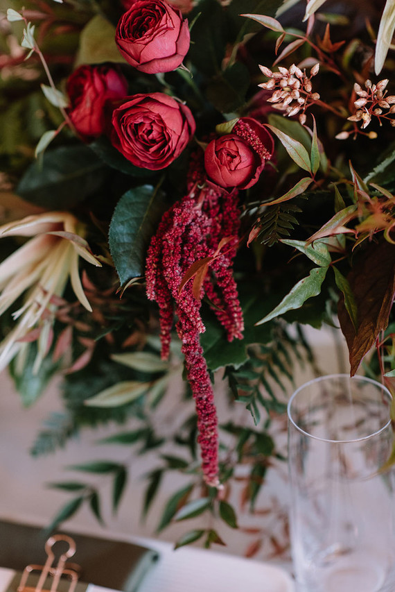 Winter wedding flowers