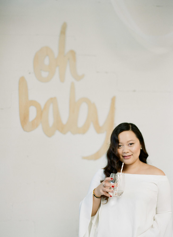 Modern gender reveal party