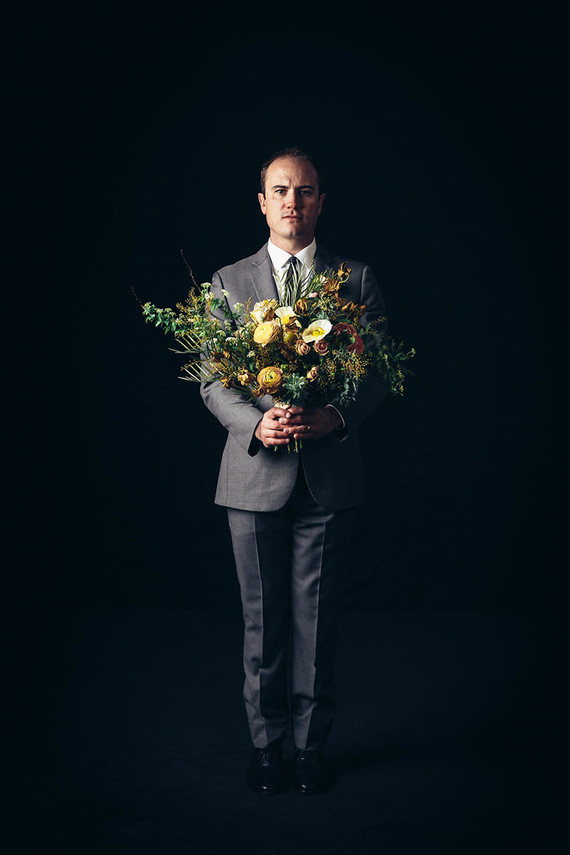 Charcoal grey suit