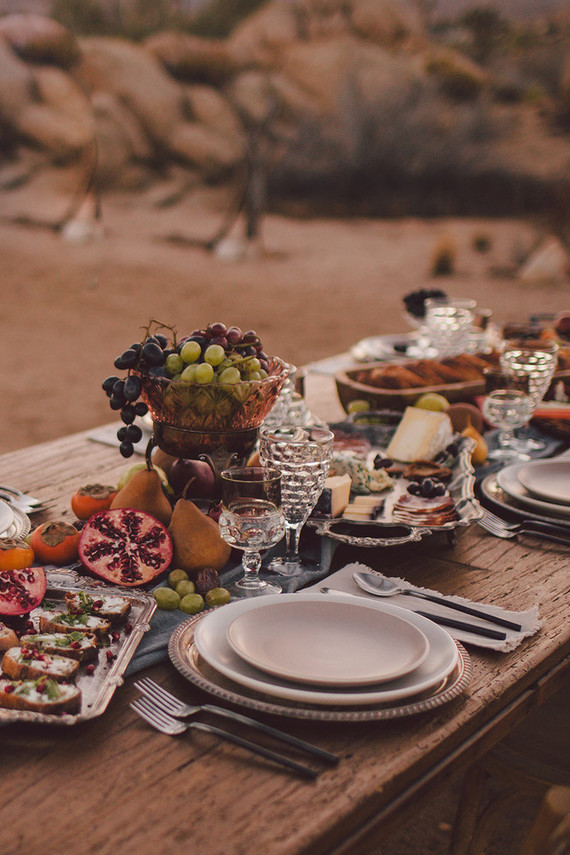 Desert tablescape
