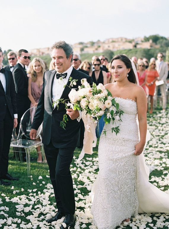 Oscar de la Renta wedding dress