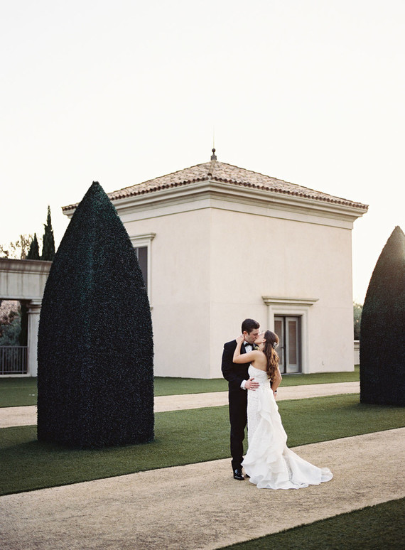 Elegant wedding portrait