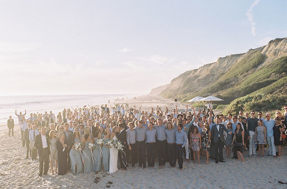 Rustic beach wedding