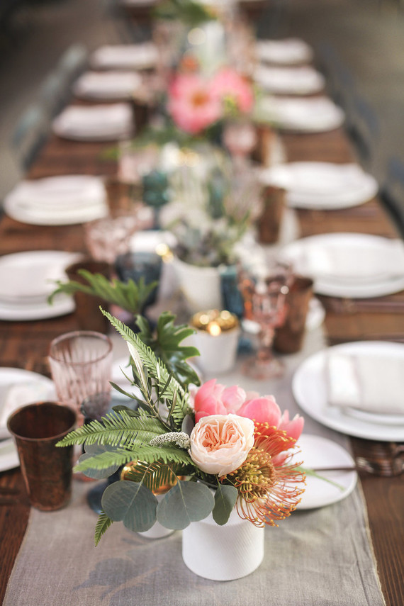 Modern tablescape