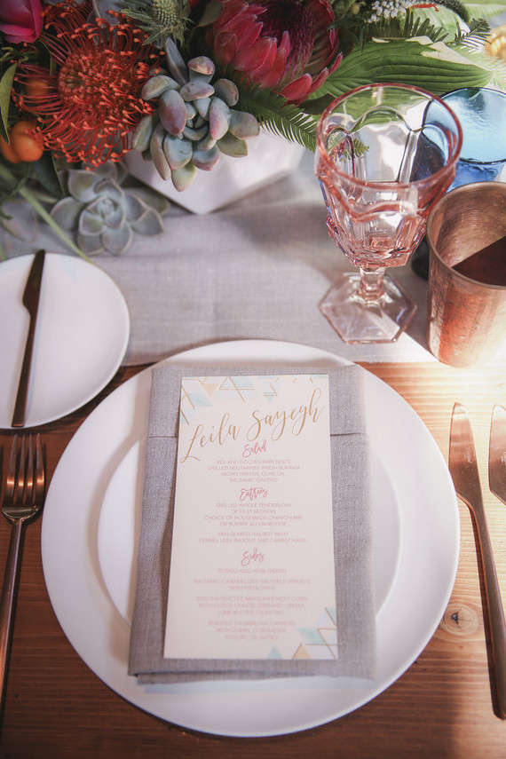 Modern place setting Inspiration