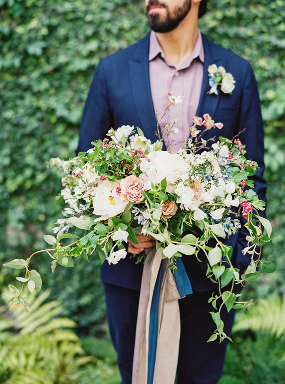 Spring wedding bouquet