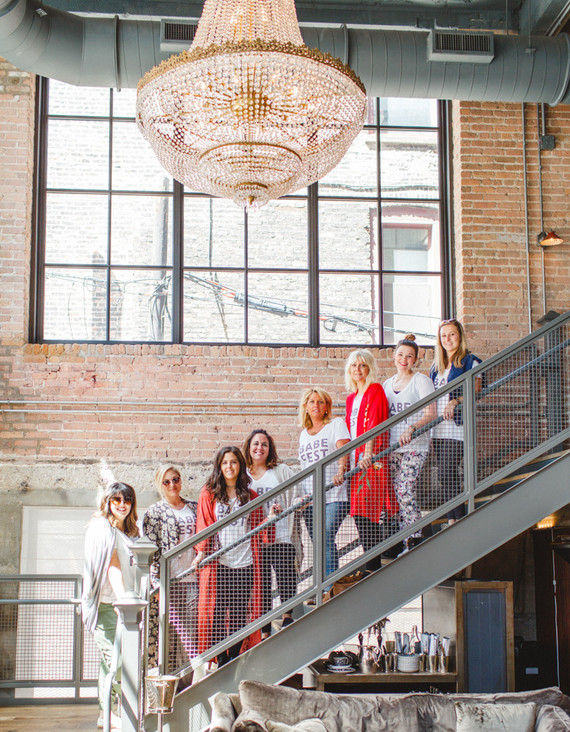 Bachelorette party portrait