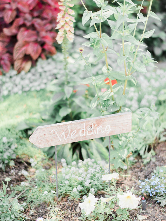 Wedding signage