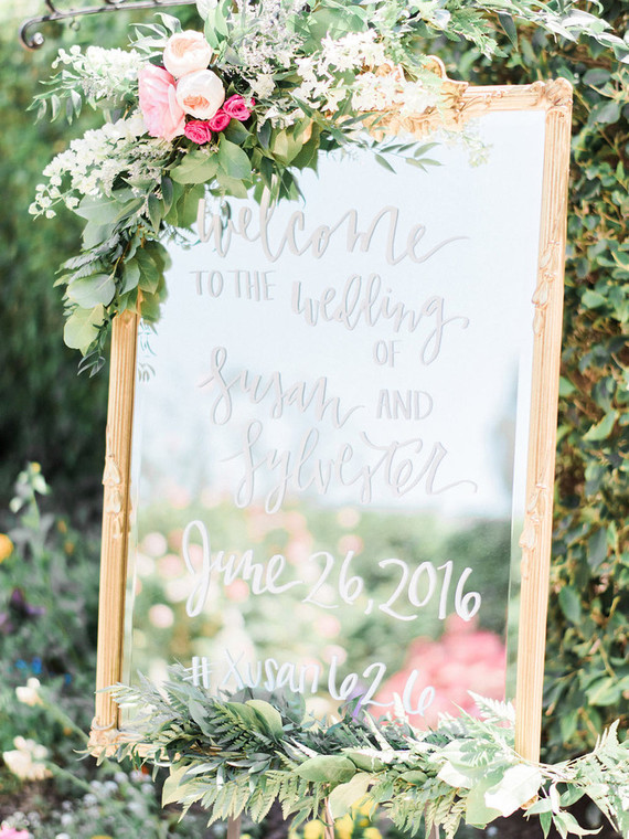Wedding signage