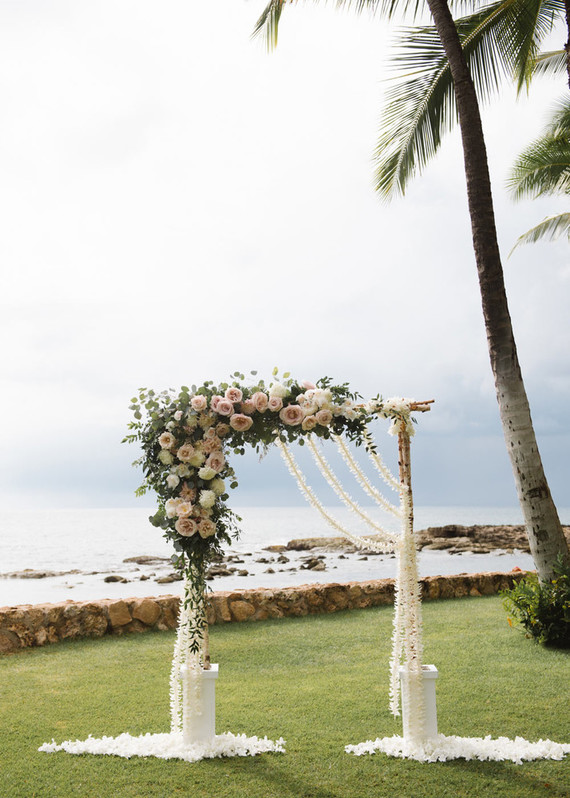 Floral altar