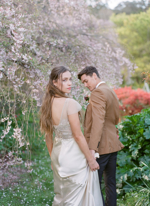 Spring wedding portrait