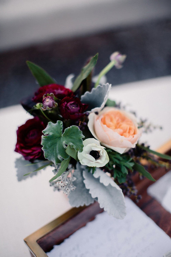 Soft wedding flowers