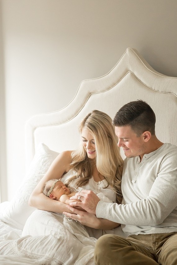 newborn photos at home