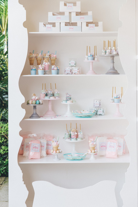 Pastel bakery 1st birthday party Inspiration