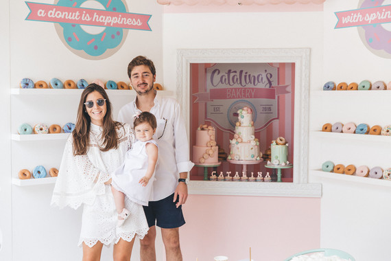 Pastel bakery 1st birthday party Inspiration