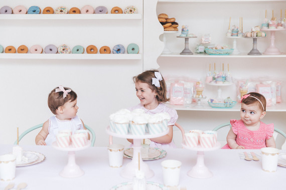 Pastel bakery 1st birthday party Inspiration