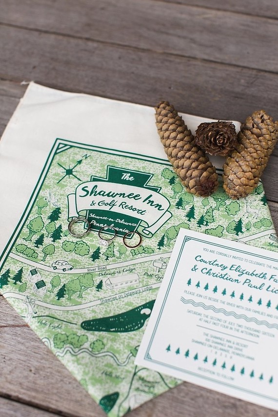 Bohemian summer camp wedding