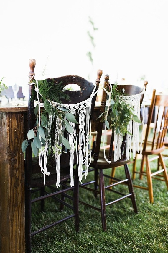 Bohemian summer camp wedding