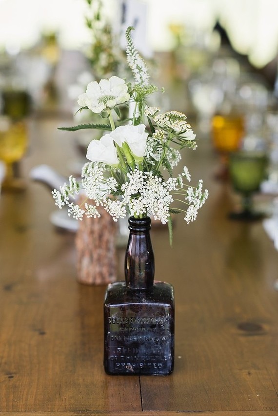 White centerpieces