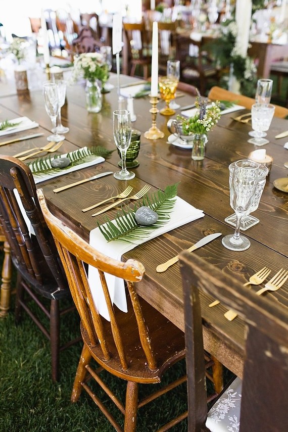 Rustic tablescape