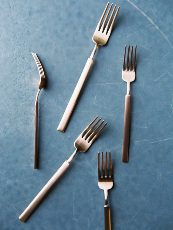 Gold flatware