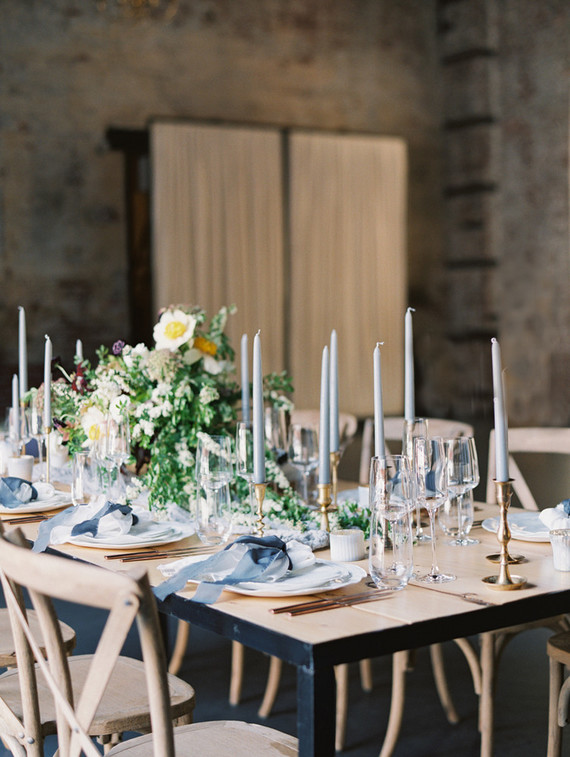 Blue tablescape