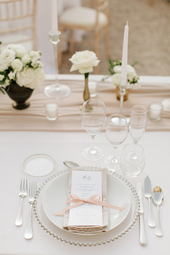 Elegant place setting Inspiration