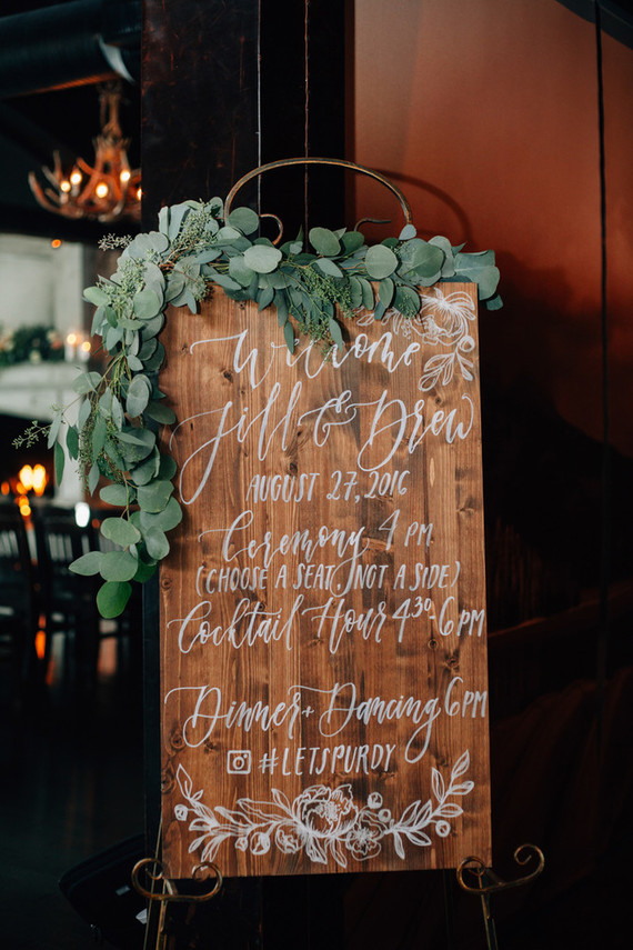 Wedding signage