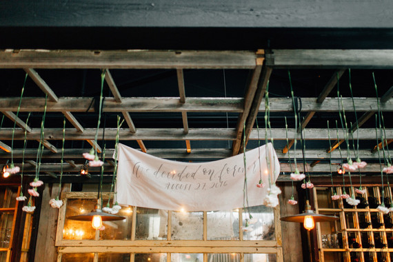 Romantic Canadian lake house wedding