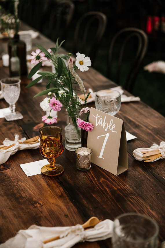 Bohemian tablescape